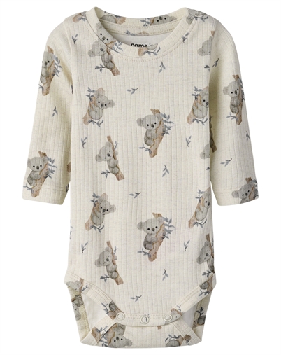 Name It - NBMBoala Bodystocking - Peyote Melange